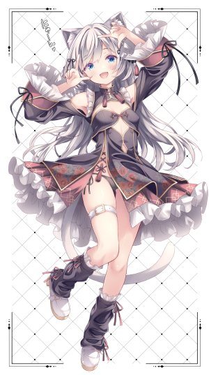 兽耳,汉服,garter,萝莉,猫耳,No-Bra,胖次,掀裙