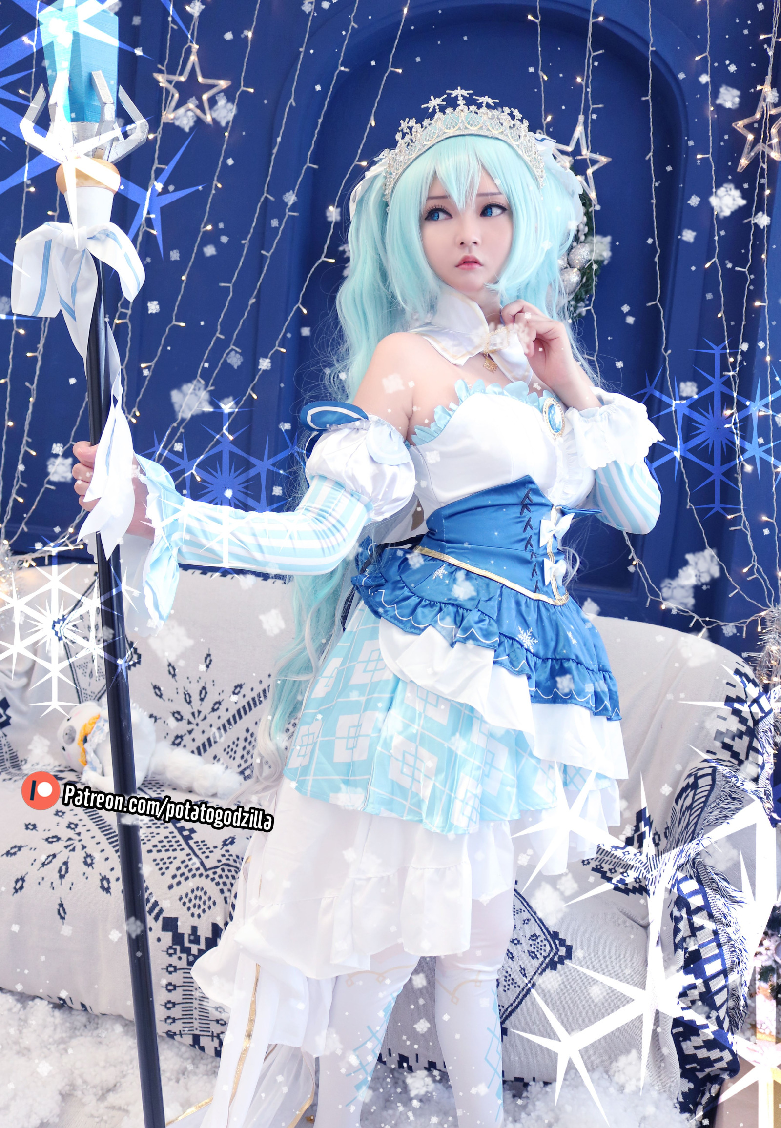 Potato Godzilla - Snow Miku [P22]