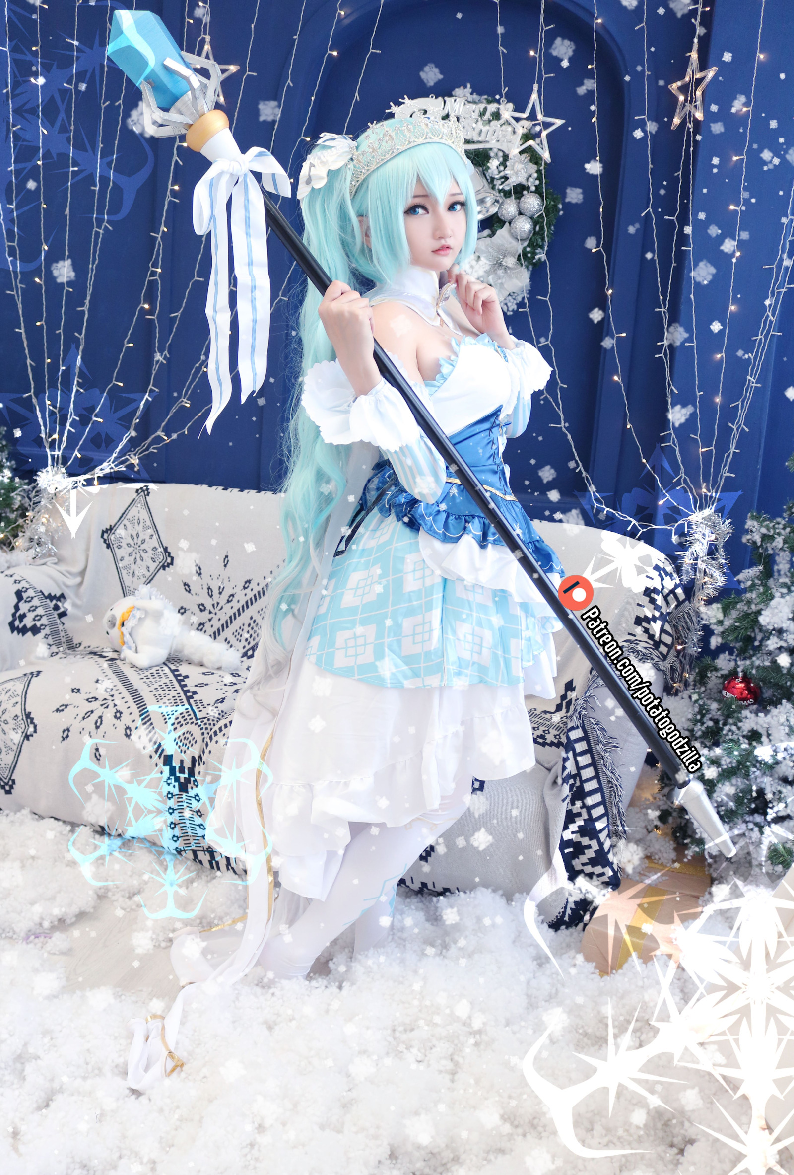 Potato Godzilla - Snow Miku [P23]