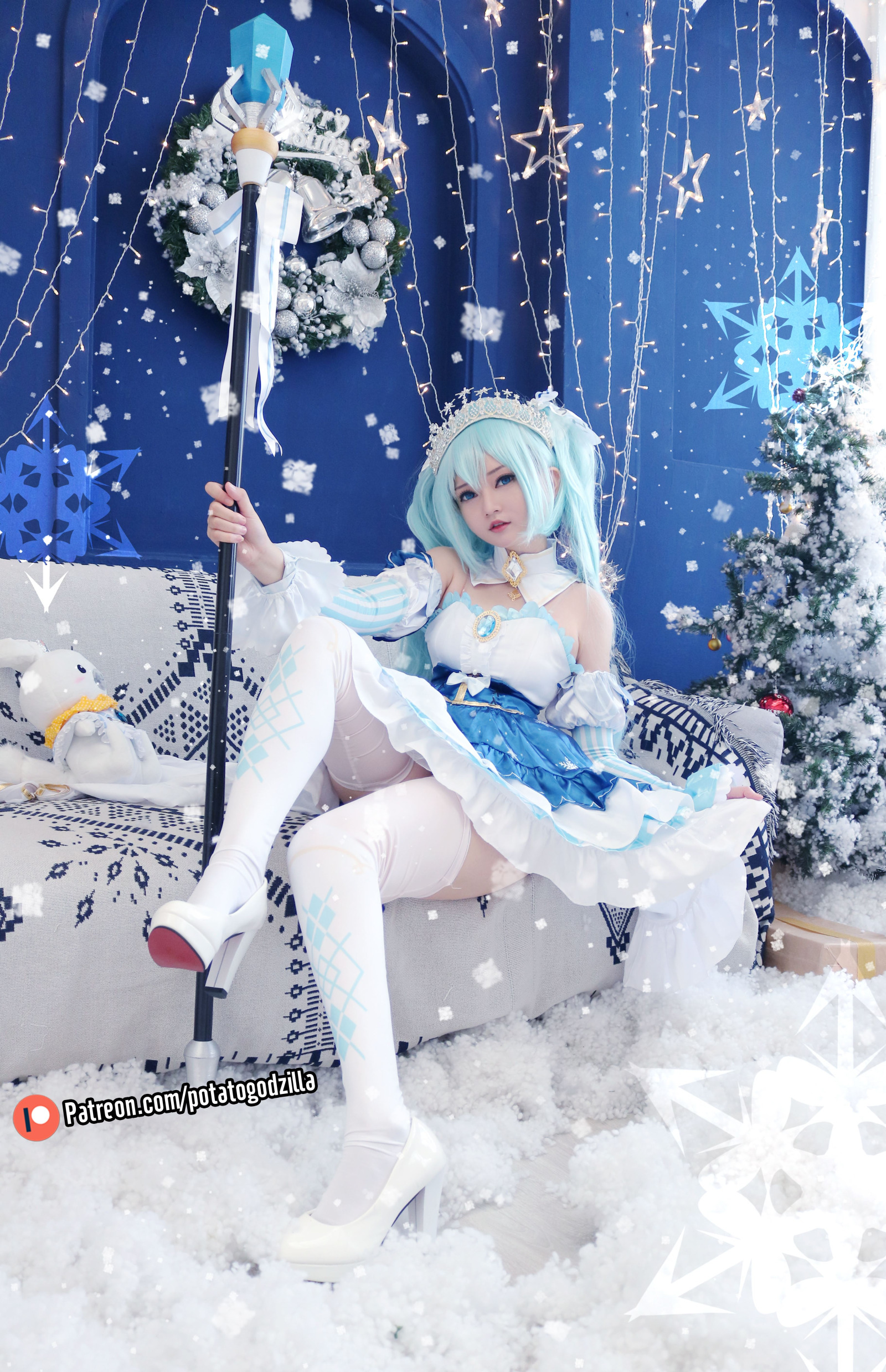Potato Godzilla - Snow Miku [P21]
