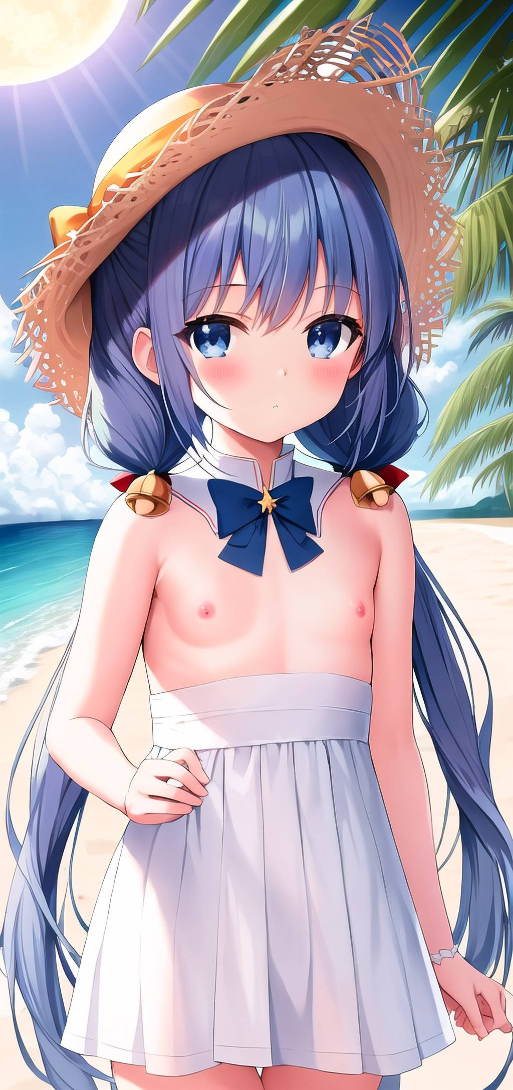 [柠檬水天使·菲洛] 泳装女儿！珑雫与诗莉的夏装校服 [P5]