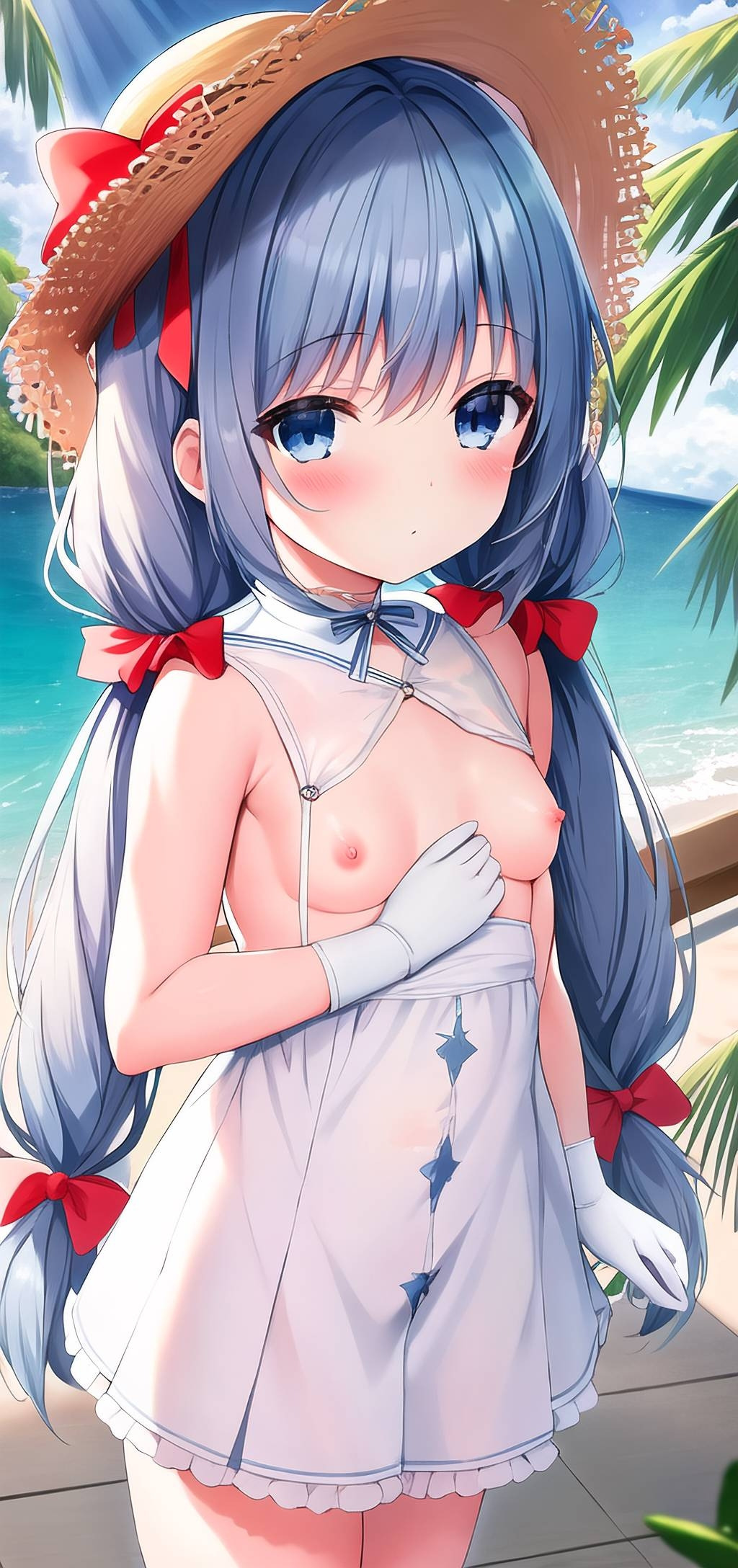 [柠檬水天使·菲洛] 泳装女儿！珑雫与诗莉的夏装校服 [P8]