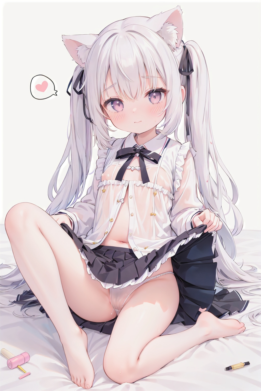 [倾城天下月倾浅] 今日份白毛猫猫 [P17]